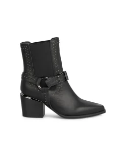 Alma en Pena Botines De Tacón|BOTÍN TACÓN TACHAS CON ELÁSTICO