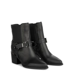 Alma en Pena Botines De Tacón|BOTÍN TACÓN TACHAS CON ELÁSTICO