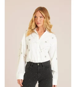 Alma en Pena Camisas|CAMISA DETALLES DE PEDRERÍA