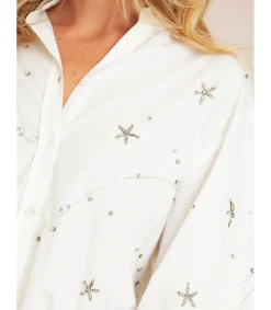 Alma en Pena Camisas|CAMISA DETALLES DE PEDRERÍA