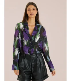 Alma en Pena Camisas|CAMISA SEMITRANSPARENTE