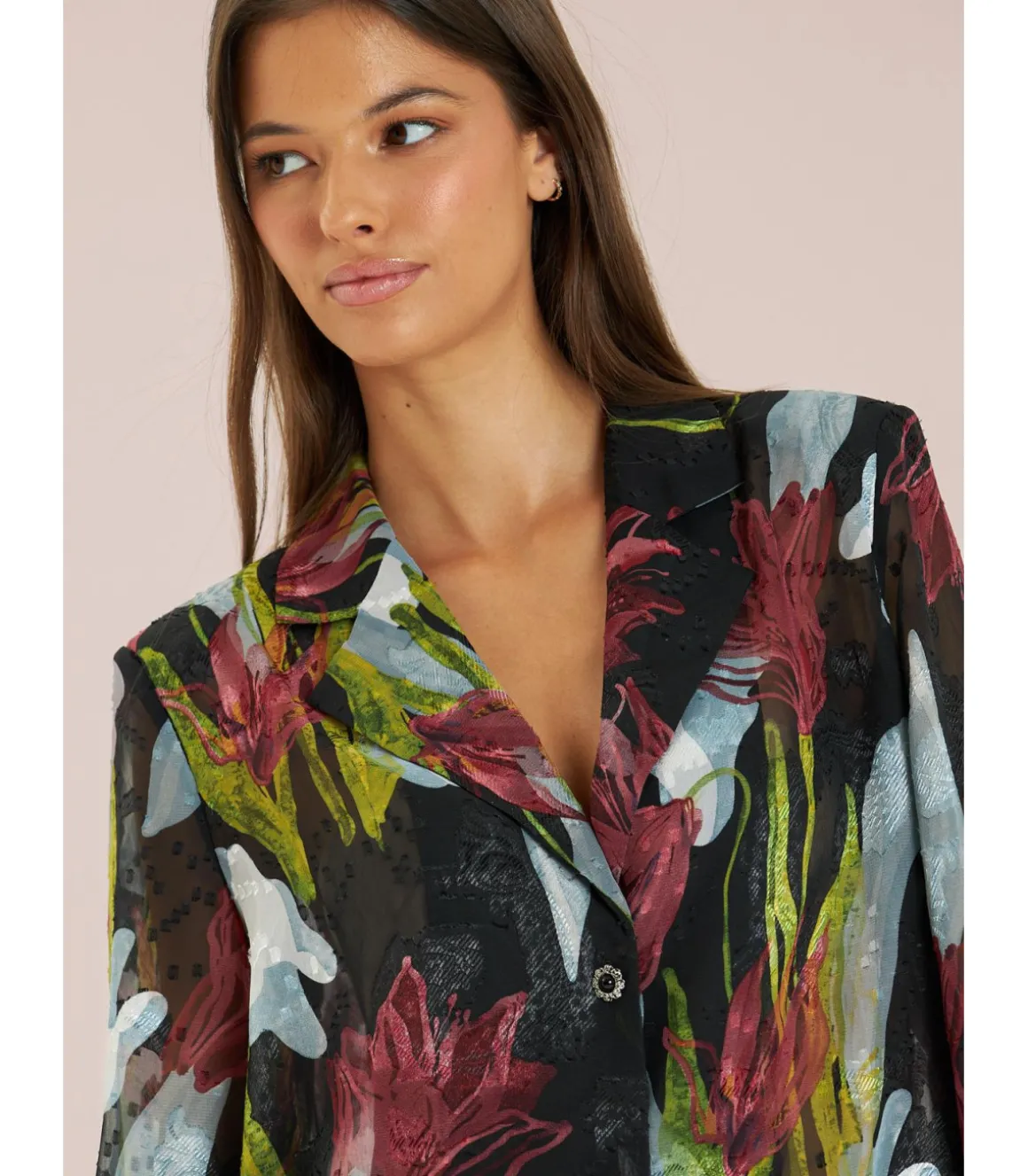 Alma en Pena Camisas|CAMISA SEMITRANSPARENTE