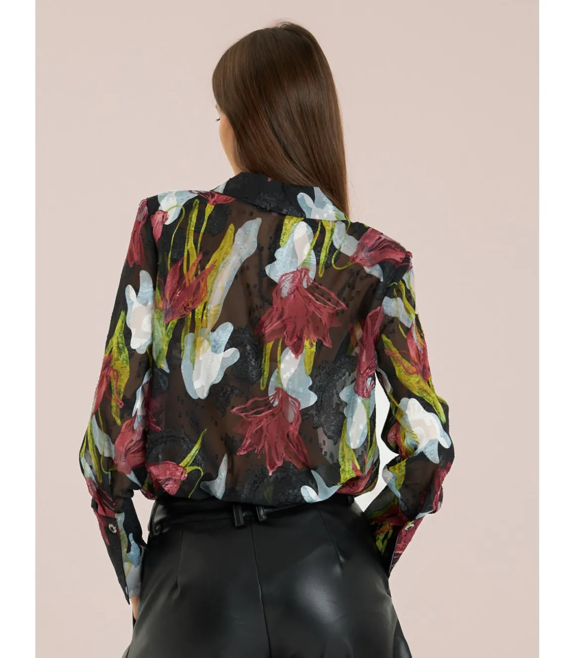 Alma en Pena Camisas|CAMISA SEMITRANSPARENTE