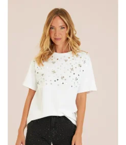 Alma en Pena Camisas|CAMISETA CON ABALORIOS