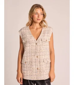 Alma en Pena Chaquetas|CHALECO PUNTO