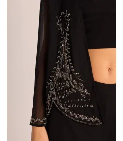 Alma en Pena Chaquetas|CHAQUETA CON ABALORIOS