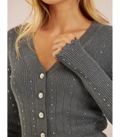 Alma en Pena Chaquetas|CHAQUETA PUNTO HILO METALIZADO