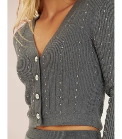 Alma en Pena Chaquetas|CHAQUETA PUNTO HILO METALIZADO