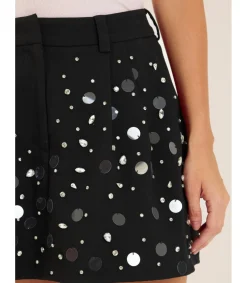 Alma en Pena Faldas|FALDA PANTALÓN CON ABALORIOS