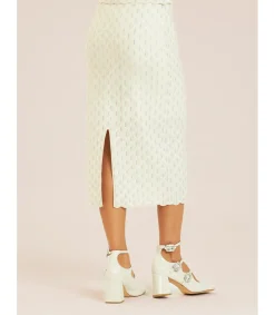 Alma en Pena Faldas|FALDA PUNTO DETALLES BRILLANTES