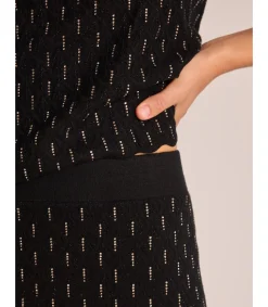 Alma en Pena Faldas|FALDA PUNTO DETALLES BRILLANTES