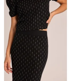 Alma en Pena Faldas|FALDA PUNTO DETALLES BRILLANTES