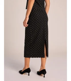 Alma en Pena Faldas|FALDA PUNTO DETALLES BRILLANTES