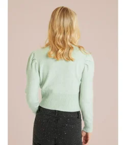 Alma en Pena Jerséis|JERSEY CROP CALADO CON PEDRERÍA