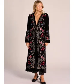 Alma en Pena Chaquetas|KIMONO TERCIOPELO BORDADOS