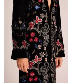 Alma en Pena Chaquetas|KIMONO TERCIOPELO BORDADOS