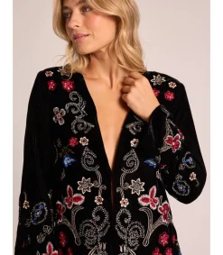 Alma en Pena Chaquetas|KIMONO TERCIOPELO BORDADOS