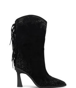 Alma en Pena Botas De Tacón|MEDIA BOTA CON FLECOS