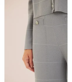 Alma en Pena Pantalones|PANTALÓN RECTO DE CUADROS