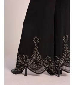 Alma en Pena Pantalones|PANTALÓN RECTO HILO METALIZADO