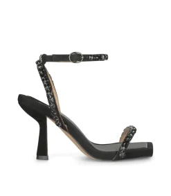 Alma en Pena Sandalias|SANDALIA CON TIRAS PEDRERÍA