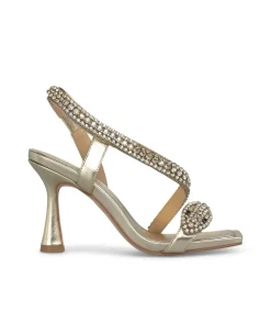 Alma en Pena Sandalias|SANDALIA SERPIENTE TACÓN CIRCULAR