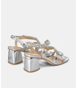 Alma en Pena Sandalias|SANDALIA TACÓN CUADRADO SERPIENTE