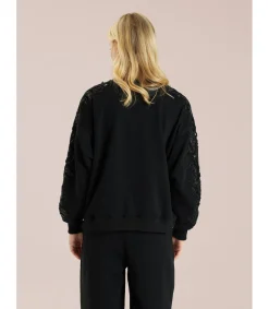 Alma en Pena Jerséis|SUDADERA CON DETALLE LENTEJUELAS