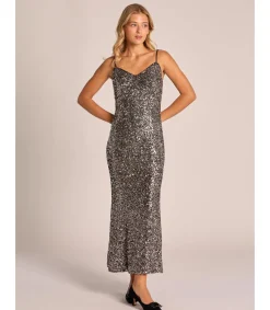 Alma en Pena Vestidos Largos|VESTIDO LENTEJUELAS MIDI