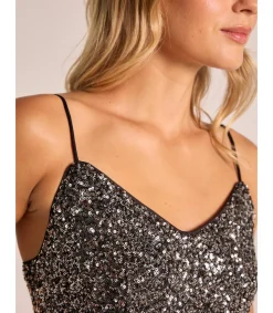 Alma en Pena Vestidos Largos|VESTIDO LENTEJUELAS MIDI