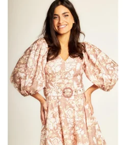 Alma en Pena Vestidos Largos|VESTIDO MIDI ESTAMPADO