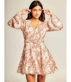 Alma en Pena Vestidos Cortos|VESTIDO PERLAS CON CINTURÓN