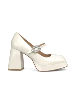 Alma en Pena Zapatos De Tacón|ZAPATO PLATAFORMA HEBILLA PEDRERÍA