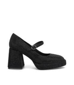 Alma en Pena Zapatos De Tacón|ZAPATO TACÓN BLOQUE PEDRERÍA