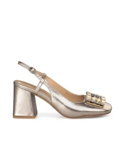 Alma en Pena Zapatos De Tacón|ZAPATO TACÓN CUADRADO BROCHE