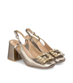 Alma en Pena Zapatos De Tacón|ZAPATO TACÓN CUADRADO BROCHE